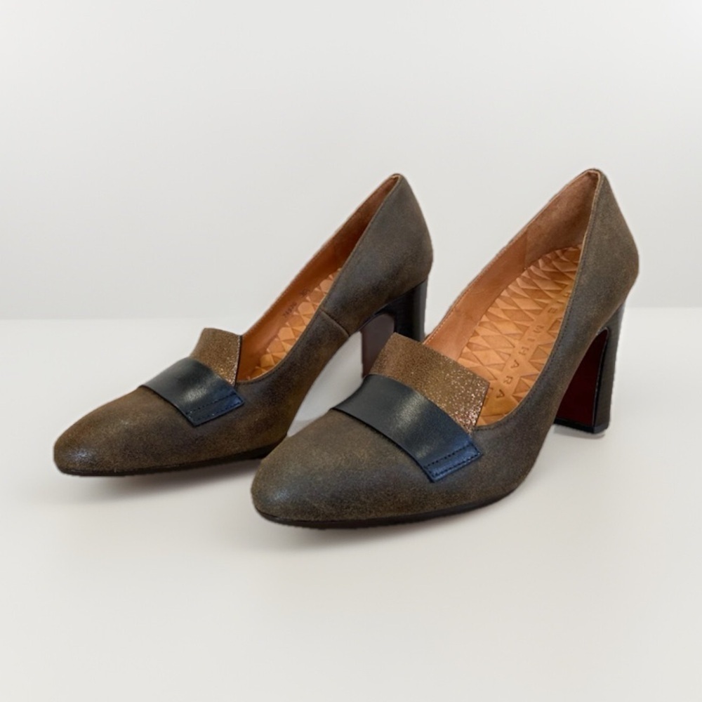 new Chie Mihara “Edela-C” Suede Mid-Heel Pumps in Size 9 - Picture 8 of 8